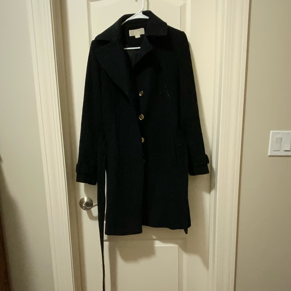 MICHAEL Michael Kors Black Trench Coat